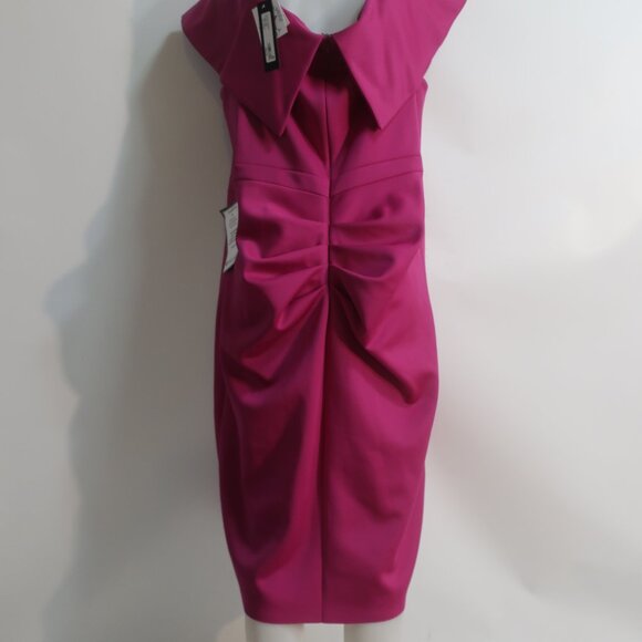 NWT Womens XSCAPE Fuchsia Dress 20W - Picture 9 of 10
